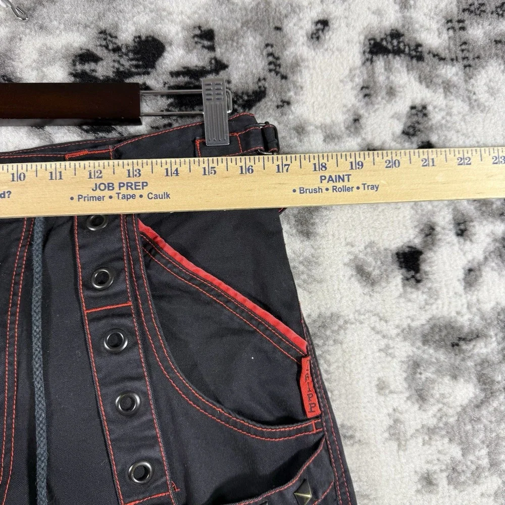 Tripp NYC‎ Pants Womens Medium Goth Rave Chains Straps Rave Cyberpunk